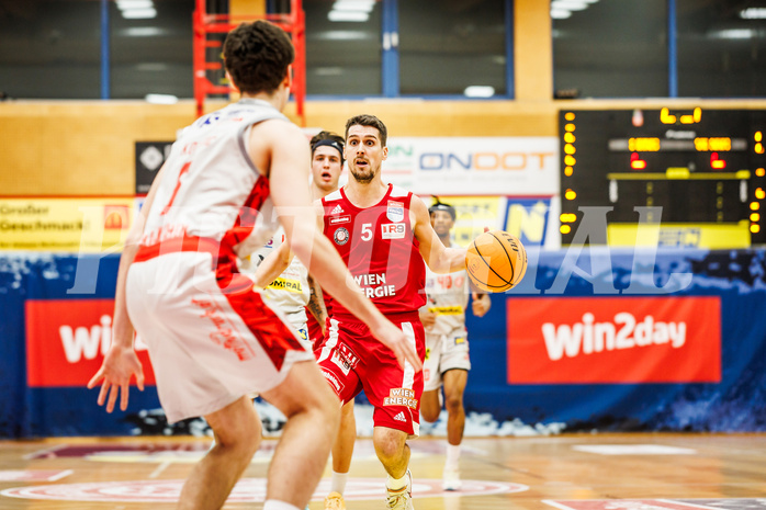 Basketball, win2day Basketball Superliga 2023/24, Grunddurchgang 14.Runde, Traiskirchen Lions, BC Vienna, Bogic Vujosevic (5)