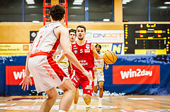Basketball, win2day Basketball Superliga 2023/24, Grunddurchgang 14.Runde, Traiskirchen Lions, BC Vienna, Bogic Vujosevic (5)