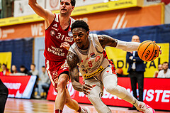 Basketball, win2day Basketball Superliga 2023/24, Grunddurchgang 14.Runde, Traiskirchen Lions, BC Vienna, Davon Clare (5)