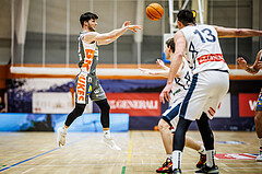 Basketball, Win2Day Superliga 2023/24, Grunddurchgang 14.Runde, Vienna Timberwolves, Klosterneuburg Dukes, Lennart Burgemeister (10)