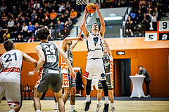 Basketball, Win2Day Superliga 2023/24, Grunddurchgang 14.Runde, Vienna Timberwolves, Klosterneuburg Dukes, Ziga Fifolt (13)