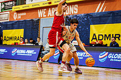 Basketball, win2day Basketball Superliga 2023/24, Grunddurchgang 14.Runde, Traiskirchen Lions, BC Vienna, Aleksej Kostic (6)
