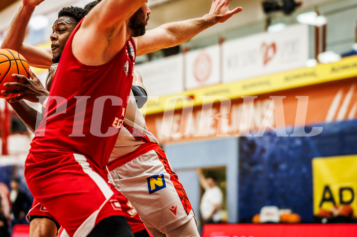Basketball, win2day Basketball Superliga 2023/24, Grunddurchgang 14.Runde, Traiskirchen Lions, BC Vienna, Davon Clare (5)