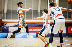 Basketball, Win2Day Superliga 2023/24, Grunddurchgang 14.Runde, Vienna Timberwolves, Klosterneuburg Dukes, Lennart Burgemeister (10)