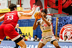 Basketball, win2day Basketball Superliga 2023/24, Grunddurchgang 14.Runde, Traiskirchen Lions, BC Vienna, Jaquan Lawrence (40)