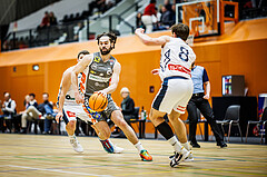 Basketball, Win2Day Superliga 2023/24, Grunddurchgang 14.Runde, Vienna Timberwolves, Klosterneuburg Dukes, Will Carius (24)