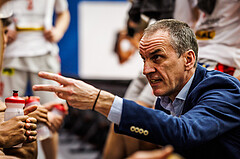 Basketball, win2day Basketball Superliga 2023/24, Grunddurchgang 14.Runde, Traiskirchen Lions, BC Vienna, Radomir Mijanovic (Head Coach)