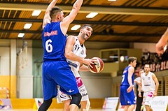 Basketball, 2.Bundesliga, Grunddurchgang 4.Runde, Mattersburg Rocks, Vienna D.C. Timberwolves, Sebastian PINTERITS (17), Nemanja Nikolic (6)