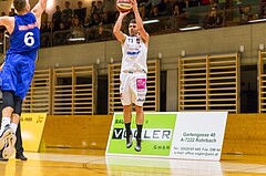 Basketball, 2.Bundesliga, Grunddurchgang 4.Runde, Mattersburg Rocks, Vienna D.C. Timberwolves, Stefan ULREICH (11), Nemanja Nikolic (6)