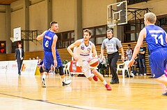 Basketball, 2.Bundesliga, Grunddurchgang 4.Runde, Mattersburg Rocks, Vienna D.C. Timberwolves, Jan NICOLI (10), Nemanja Nikolic (6)