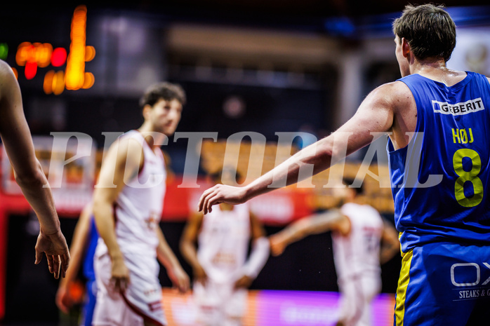 Basketball, Win2Day Superliga 2024/25, Grunddurchgang 6.Runde, BC Vienna, St. Pölten, Magnus Hoj Madsen (8)
