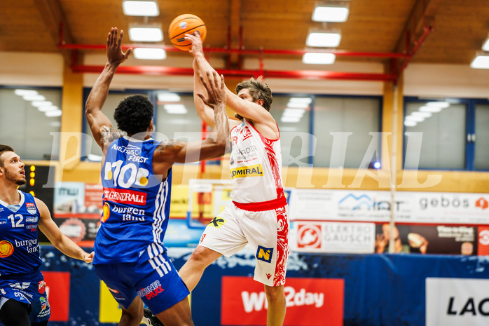 Basketball, win2day Basketball Superliga 2024/25, Grunddurchgang 6.Runde, Traiskirchen Lions, Oberwart Gunners, Moritz Lanegger-Rest (8)