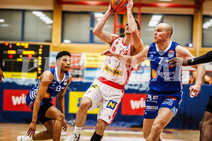 Basketball, win2day Basketball Superliga 2024/25, Grunddurchgang 6.Runde, Traiskirchen Lions, Oberwart Gunners, Benedikt Güttl (7)