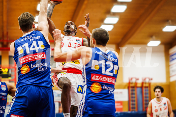 Basketball, win2day Basketball Superliga 2024/25, Grunddurchgang 6.Runde, Traiskirchen Lions, Oberwart Gunners, Cedric Russell (0)