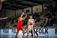 Basketball, bet-at-home Basketball Superliga 2021/22, Grunddurchgang Runde 10, Oberwart Gunners, Traiskirchen Lions, Edi Patekar (9)