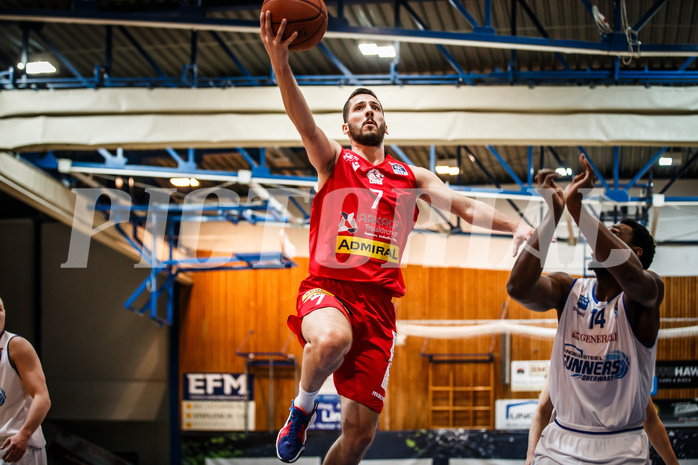 Basketball, bet-at-home Basketball Superliga 2021/22, Grunddurchgang Runde 10, Oberwart Gunners, Traiskirchen Lions, Tihomir Vranjes (7)