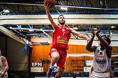 Basketball, bet-at-home Basketball Superliga 2021/22, Grunddurchgang Runde 10, Oberwart Gunners, Traiskirchen Lions, Tihomir Vranjes (7)