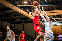 Basketball, bet-at-home Basketball Superliga 2021/22, Grunddurchgang Runde 10, Oberwart Gunners, Traiskirchen Lions, Tihomir Vranjes (7)