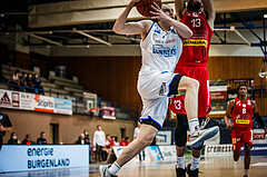 Basketball, bet-at-home Basketball Superliga 2021/22, Grunddurchgang Runde 10, Oberwart Gunners, Traiskirchen Lions, Sebastian Käferle (7)
