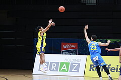 02.10.2022, Graz, Raiffeisen Sportpark Graz, Basketball Superliga 2022/23, Grunddurchgang, Runde 1, UBSC Raiffeisen Graz vs. SKN St. Pölten