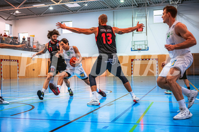Basketball, Austria Cup 2022/23, 3.Vorrunde, Union Deutsch Wagram Alligators, Mistelbach Mustangs, Paul Schuecker (11), Armin Karian (17)