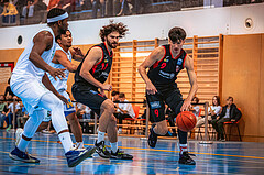 Basketball, Austria Cup 2022/23, 3.Vorrunde, Union Deutsch Wagram Alligators, Mistelbach Mustangs, Paul Schuecker (11), Maximilian Girschik (9)