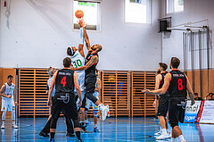 Basketball, Austria Cup 2022/23, 3.Vorrunde, Union Deutsch Wagram Alligators, Mistelbach Mustangs, Marko Kolaric (30), Michal Norwa  (13)