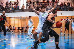 Basketball, Austria Cup 2022/23, 3.Vorrunde, Union Deutsch Wagram Alligators, Mistelbach Mustangs, Daniel Schuch (6), Christoph Leydolf (4)