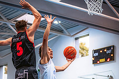 Basketball, Austria Cup 2022/23, 3.Vorrunde, Union Deutsch Wagram Alligators, Mistelbach Mustangs, Martin Müller (5), Daniele Kuchar (22)