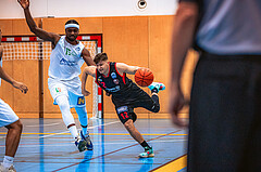 Basketball, Austria Cup 2022/23, 3.Vorrunde, Union Deutsch Wagram Alligators, Mistelbach Mustangs, William Emiohe (15), David Wrumnig (12)