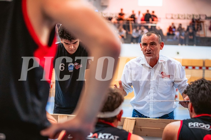 Basketball, Austria Cup 2022/23, 3.Vorrunde, Union Deutsch Wagram Alligators, Mistelbach Mustangs, Martin Weissenböck (Head Coach)