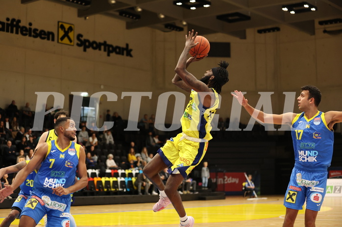 02.10.2022, Graz, Raiffeisen Sportpark Graz, Basketball Superliga 2022/23, Grunddurchgang, Runde 1, UBSC Raiffeisen Graz vs. SKN St. Pölten