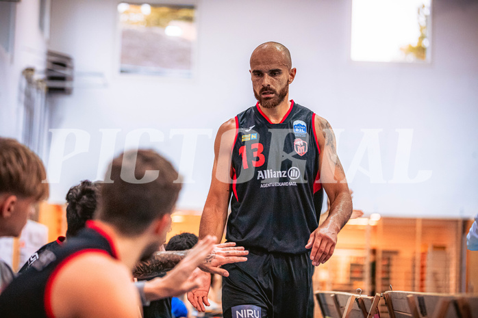 Basketball, Austria Cup 2022/23, 3.Vorrunde, Union Deutsch Wagram Alligators, Mistelbach Mustangs, Michal Norwa  (13)
