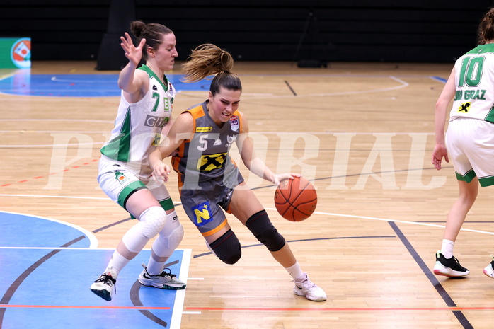 26.03.2023, Graz, Raiffeisen Sportpark, Basketball Damen Superliga 2022/23, Playoff, Finale, UBI Graz vs. BK Raiffeisen Duchess Klosterneuburg ,  