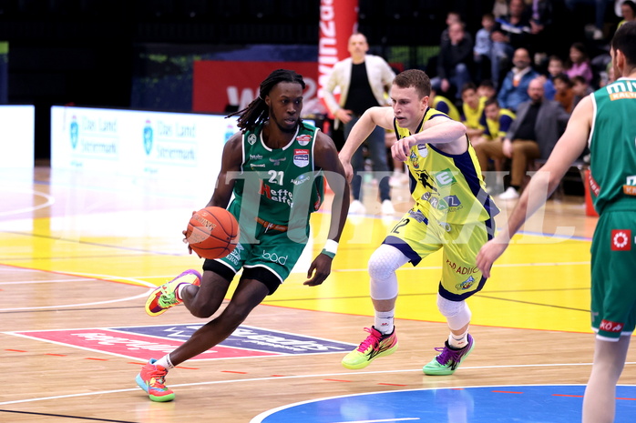 26.03.2023, Graz, Raiffeisen Sportpark Graz, Basketball Superliga 2022/23,5. Qualifikationsrunde, UBSC Raiffeisen Graz vs. Kapfenberg Bulls