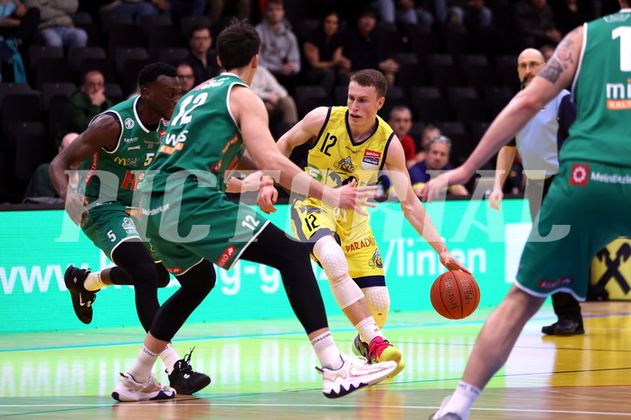 26.03.2023, Graz, Raiffeisen Sportpark Graz, Basketball Superliga 2022/23,5. Qualifikationsrunde, UBSC Raiffeisen Graz vs. Kapfenberg Bulls