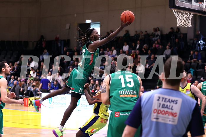 26.03.2023, Graz, Raiffeisen Sportpark Graz, Basketball Superliga 2022/23,5. Qualifikationsrunde, UBSC Raiffeisen Graz vs. Kapfenberg Bulls