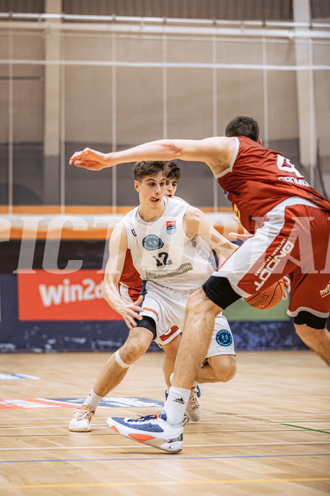 Basketball, Win2Day Superliga 2022/23, 5. Qualifikationsrunde, Vienna Timberwolves, Traiskirchen Lions, Jakob Lohr (12)