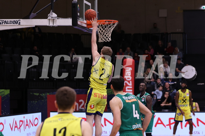26.03.2023, Graz, Raiffeisen Sportpark Graz, Basketball Superliga 2022/23,5. Qualifikationsrunde, UBSC Raiffeisen Graz vs. Kapfenberg Bulls