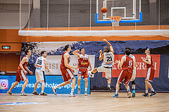 Basketball, Win2Day Superliga 2022/23, 5. Qualifikationsrunde, Vienna Timberwolves, Traiskirchen Lions, Moritz Lanegger (21)