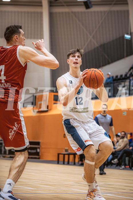 Basketball, Win2Day Superliga 2022/23, 5. Qualifikationsrunde, Vienna Timberwolves, Traiskirchen Lions, Jakob Lohr (12)
