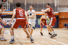 Basketball, Win2Day Superliga 2022/23, 5. Qualifikationsrunde, Vienna Timberwolves, Traiskirchen Lions, Jonas John (99)