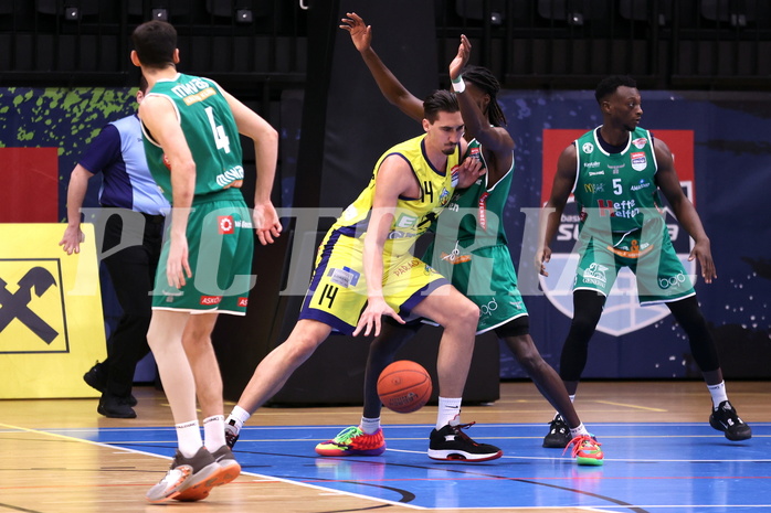 26.03.2023, Graz, Raiffeisen Sportpark Graz, Basketball Superliga 2022/23,5. Qualifikationsrunde, UBSC Raiffeisen Graz vs. Kapfenberg Bulls