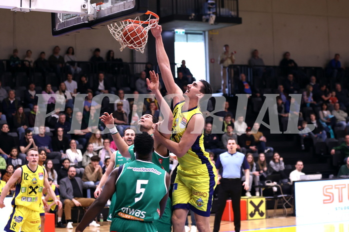 26.03.2023, Graz, Raiffeisen Sportpark Graz, Basketball Superliga 2022/23,5. Qualifikationsrunde, UBSC Raiffeisen Graz vs. Kapfenberg Bulls