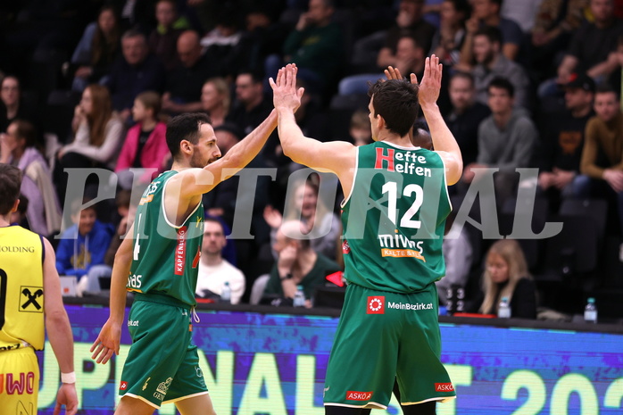26.03.2023, Graz, Raiffeisen Sportpark Graz, Basketball Superliga 2022/23,5. Qualifikationsrunde, UBSC Raiffeisen Graz vs. Kapfenberg Bulls