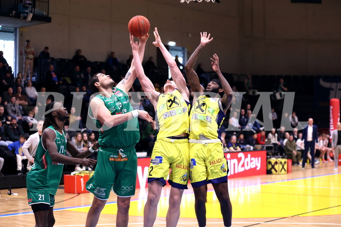 26.03.2023, Graz, Raiffeisen Sportpark Graz, Basketball Superliga 2022/23,5. Qualifikationsrunde, UBSC Raiffeisen Graz vs. Kapfenberg Bulls