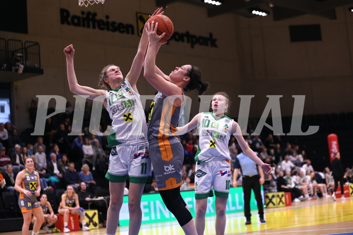 26.03.2023, Graz, Raiffeisen Sportpark, Basketball Damen Superliga 2022/23, Playoff, Finale, UBI Graz vs. BK Raiffeisen Duchess Klosterneuburg ,  