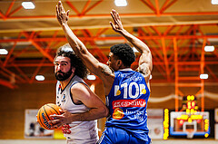 Basketball, win2day Basketball Superliga 2024/25, Grunddurchgang Runde 9, BBC Nord Dragonz, Oberwart Gunners, Sead Hadzifejzovic (32)