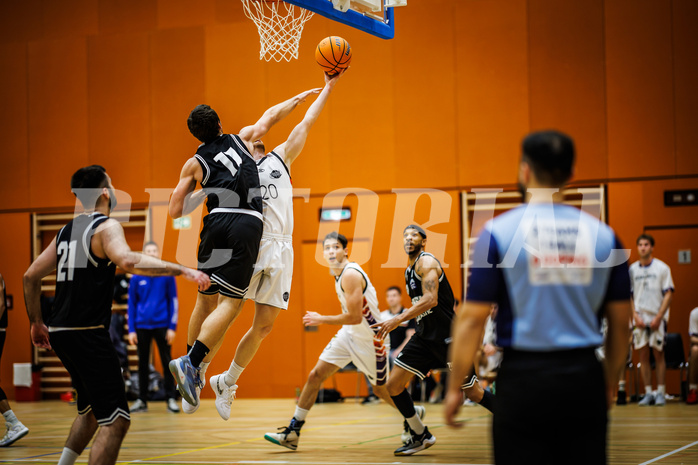 Basketball, Basketball Zweite Liga 2024/25, Grunddurchgang 8.Runde, Vienna United, Wörthersee Piraten, Andreas Nuck (11), Mathias Diemer (20)