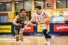 Basketball, win2day Basketball Superliga 2024/25, Grunddurchgang 9.Runde, Traiskirchen Lions, Gmunden Swans, Aleksej Kostic (6)
